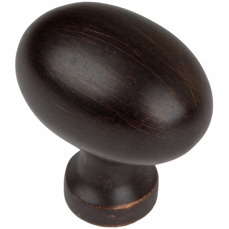 Gliderite Hardware 1-1/8 in. Oil Rubbed Bronze Oval Cabinet Knob, 25PK 5417-ORB-25